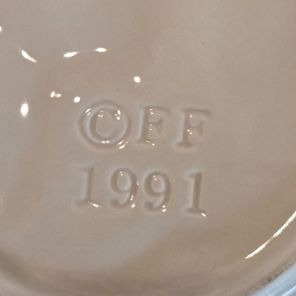 Fitz & Floyd FF Vintage 1991 Rare Woodland Partridge 3 Section Appetizer Tray - Picture 13 of 15